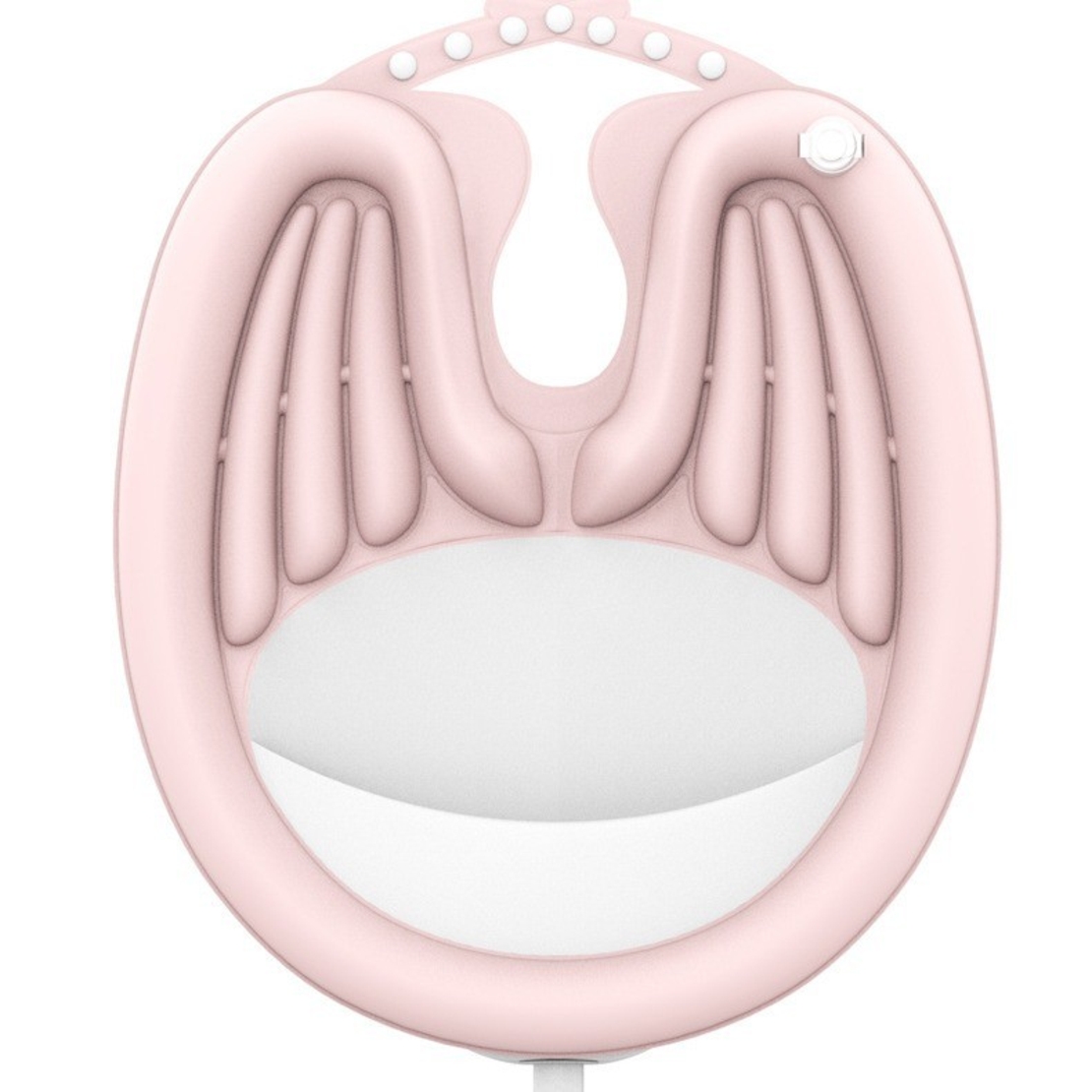 Set Gonflabil pentru Spalat pe Cap, Flippy, pentru Copii, Femei Insarcinate si Varstnici, 81 x 60 x 38 cm, Ajustabil, Roz