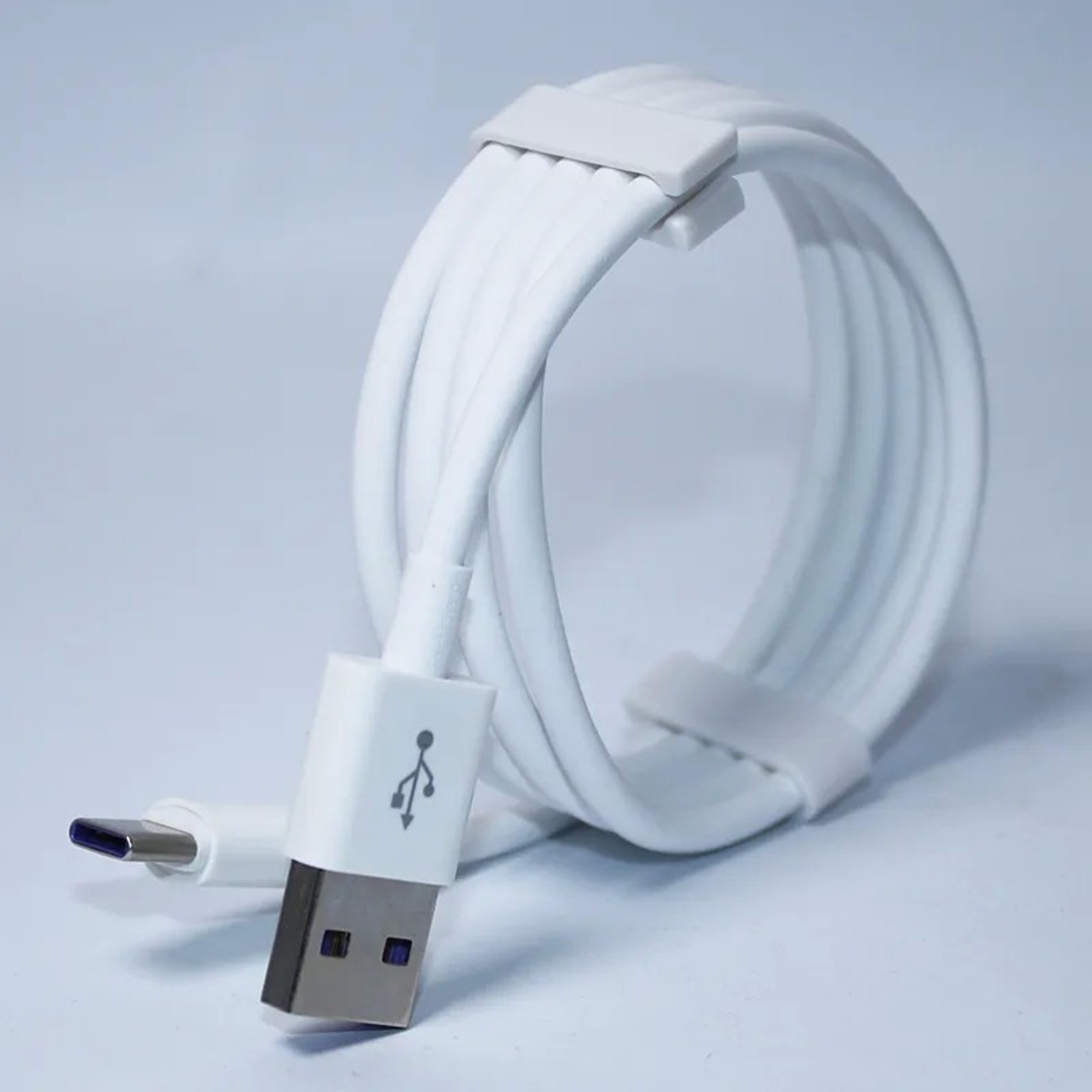 Cablu Date si Incarcare Flippy, SX-22, USB la Type-C, 3A Fast Charge, 1 m, cip protectie  invelis rezistent la indoire TPE, Alb