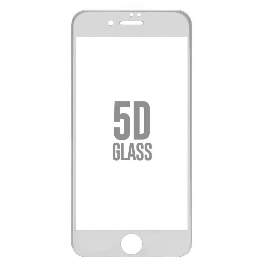 Folie Sticla Apple iPhone 6 Plus Flippy® 4D/5D Alb