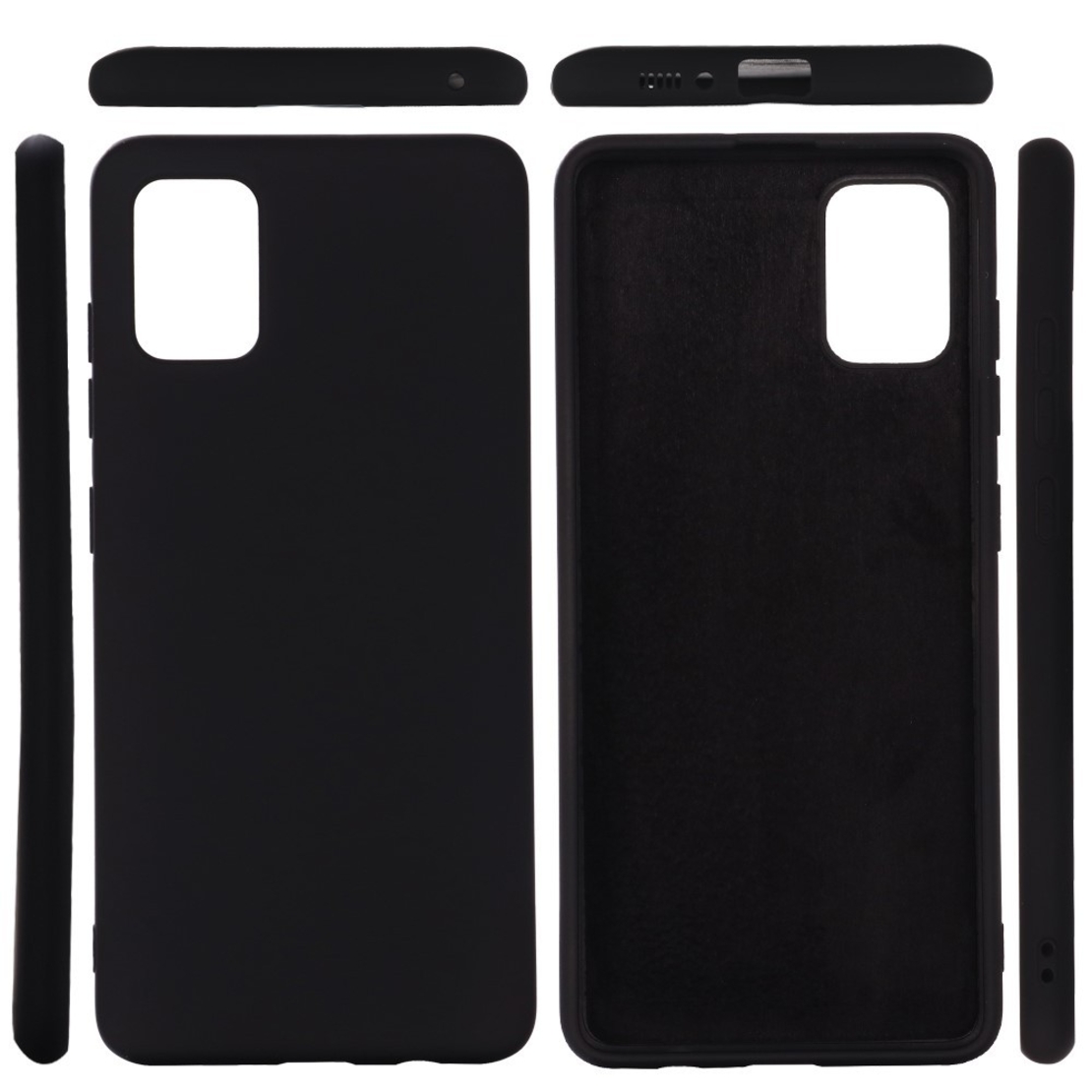 Husa protectie compatibila cu Samsung S10 Lite Liquid Silicone Case Negru