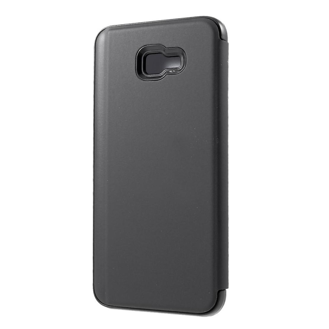Husa Samsung Galaxy J4 Plus 2018 Flip Cover Oglinda Negru