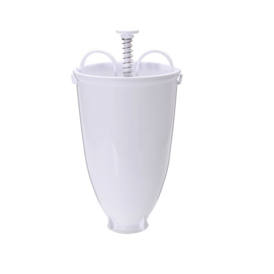 Accesoriu de Bucatarie pentru Gogosi, Flippy, Dozator pentru Aluat, Dispozitiv Manual, Forma de Gogosi, pentru Gatit, 18x10x10 cm, Alb
