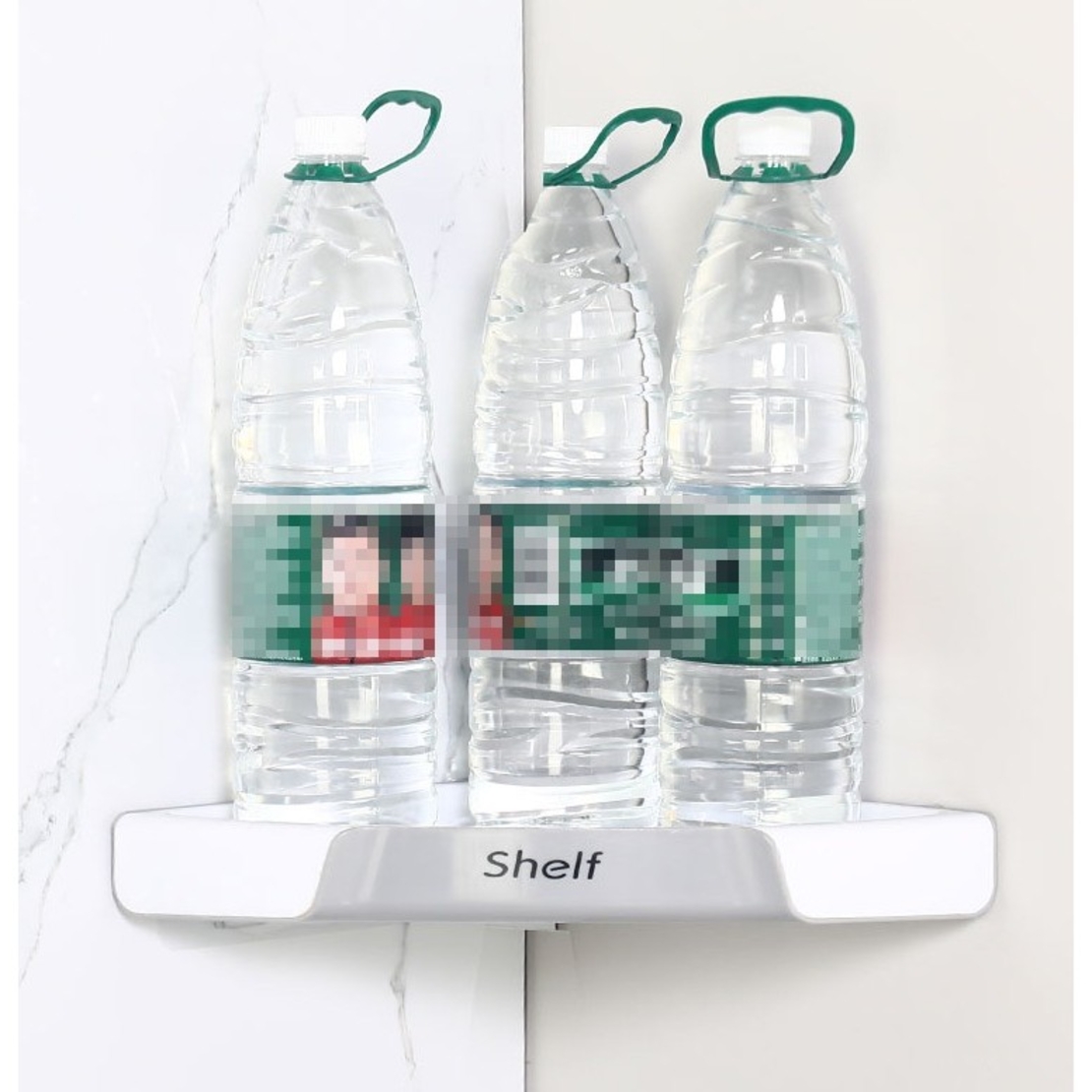 Suport Depozitare, Flippy, din Plastic, Montare fara Perforatii, pentru Baie/Bucatarie, 28 x 39 x 4.5 cm, Gri