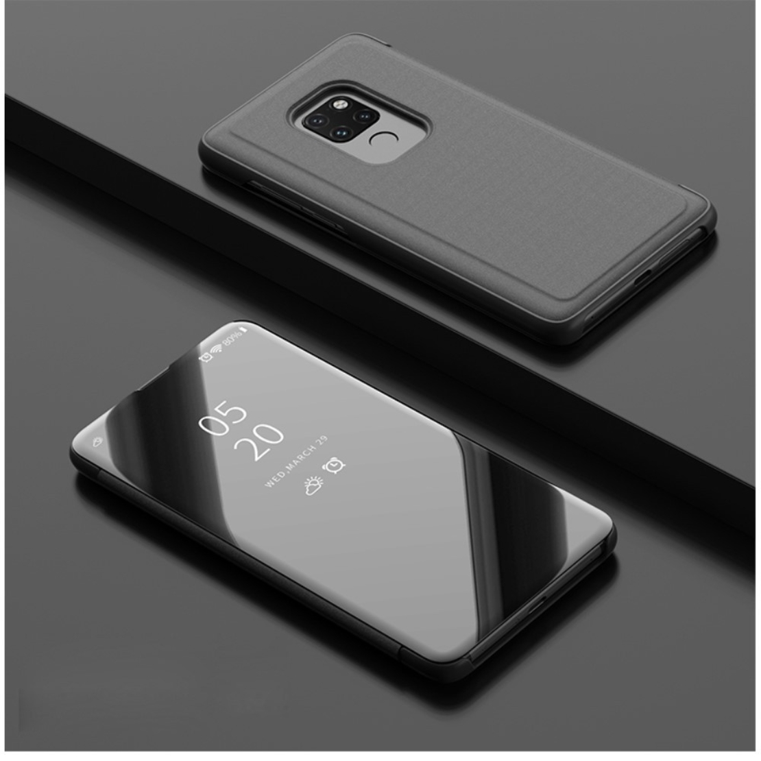 Husa Huawei Mate 20 Flip Cover Oglinda Negru