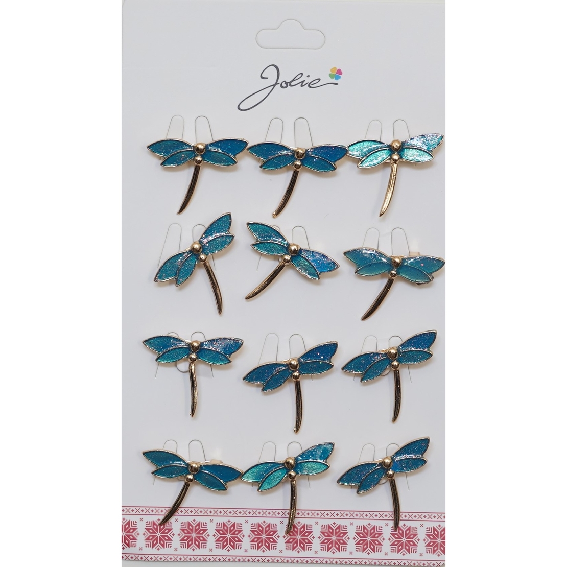 Set 12 Brose Martisor pentru Copii Libelula