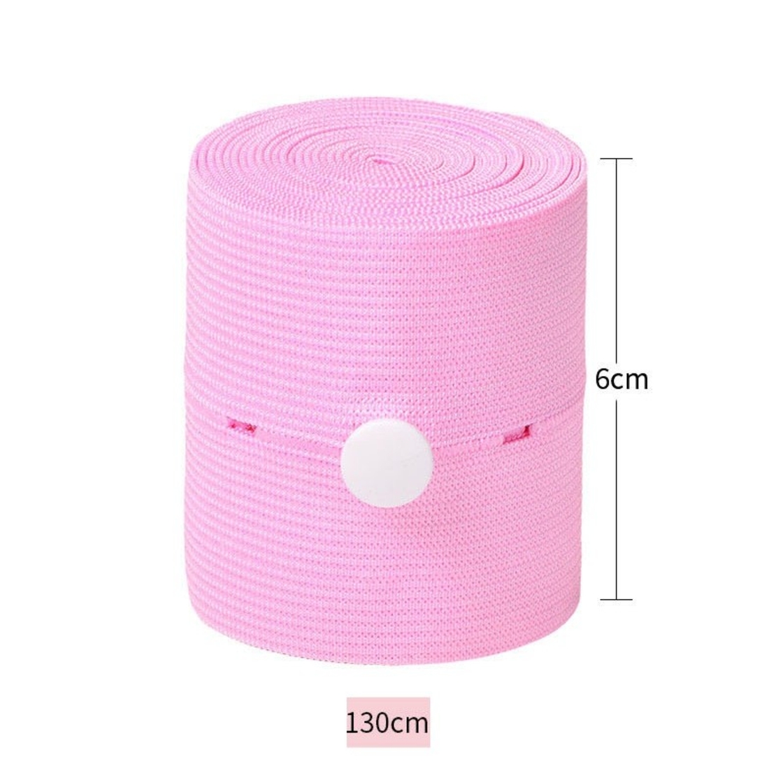 Set 2 Centuri de Monitorizare a Ritmului Cardiac Fetal, Flippy, Material Moale si Elastic, 6 x 130 cm, Roz