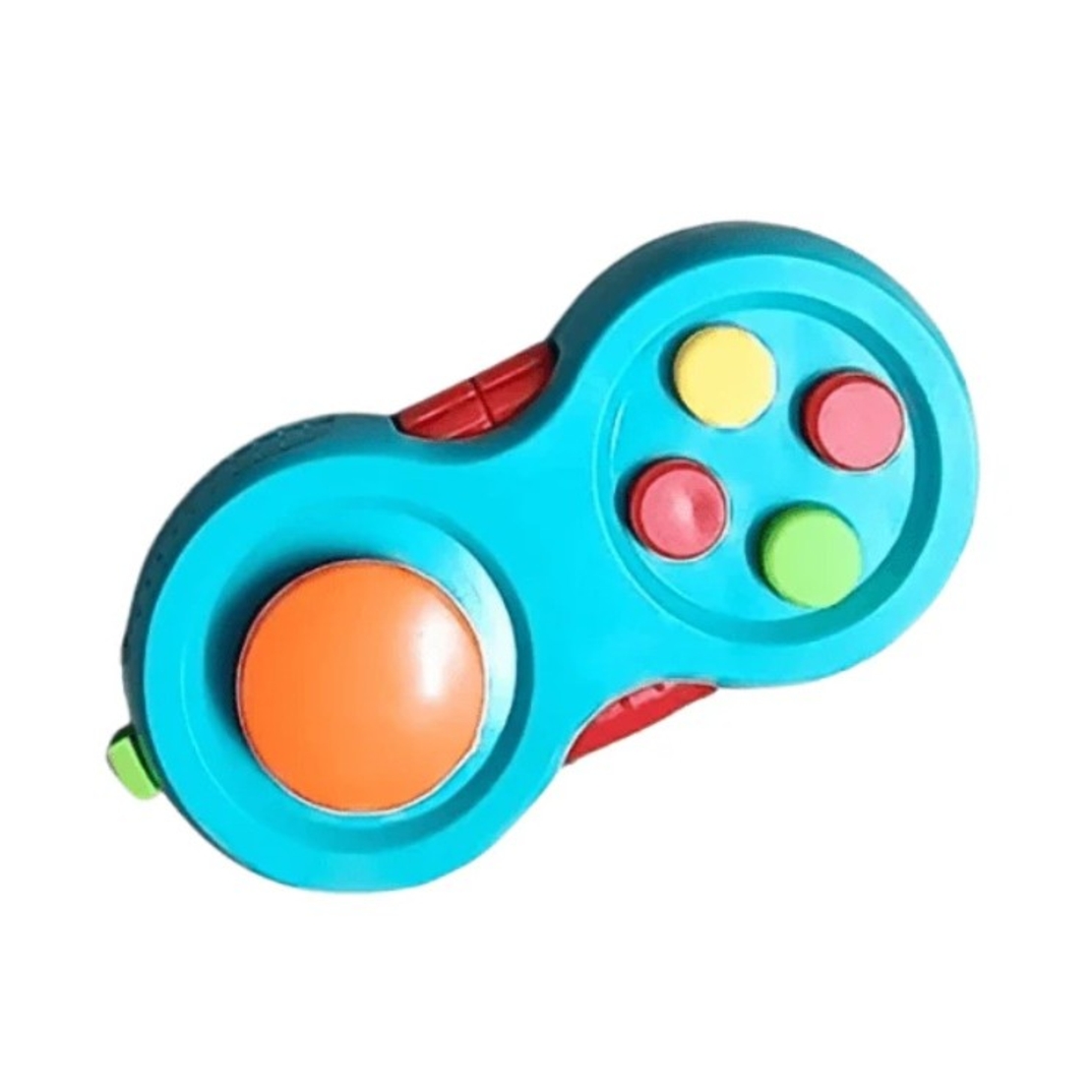 Jucarie Interactiva, Flippy, Model Fidget Pad, Antistres, +3 Ani, Functii Multiple, 5.5 x 3.5 x 11 cm, Albastru