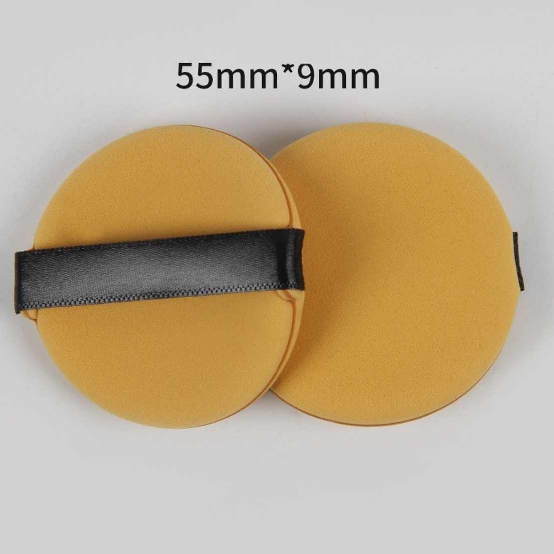 Set 7 Bureti de Machiaj  Flippy, Reutilizabili, Utilizare Umeda sau Uscata, Powder Puff, 5.5 x 5.5 x 0.9 cm, Multicolor