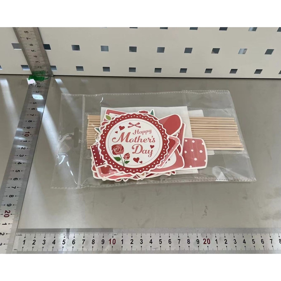 Set 18 Accesorii pentru Petrecere, Flippy, Props pentru Photo Corner, Tematica Ziua Mamei, Multicolor