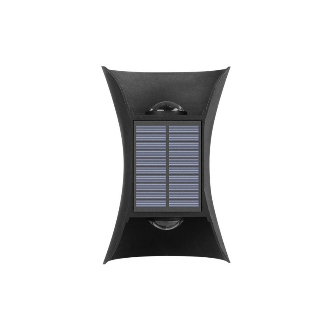 Lampa solara LED bidirectionala bicolora Flippy, comutator culoare led, IP65, rezistent la apa, baterie 1.5 V, 400mah, 2 LED-uri, 13.5 x 9 cm, material ABS, multicolor