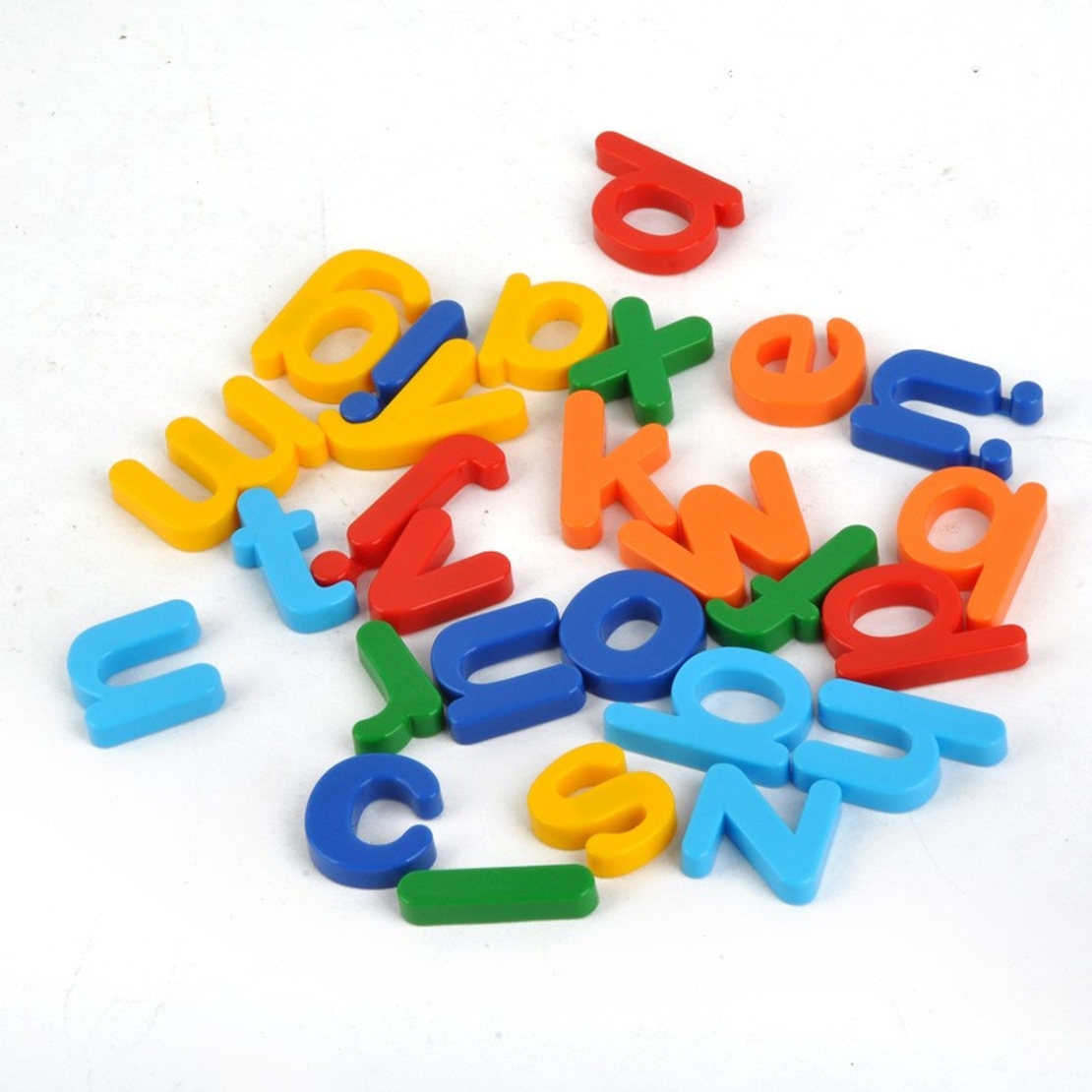 Set 26 Litere, Flippy, Magnetice, pentru Frigider, din Plastic, +3 Ani, 13 x 18 x 14 cm, Multicolor