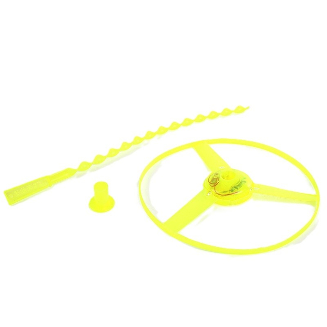 Jucarie Disc Zburator, Flippy, cu Lumini, Manual, din ABS, +14 Ani, Galben