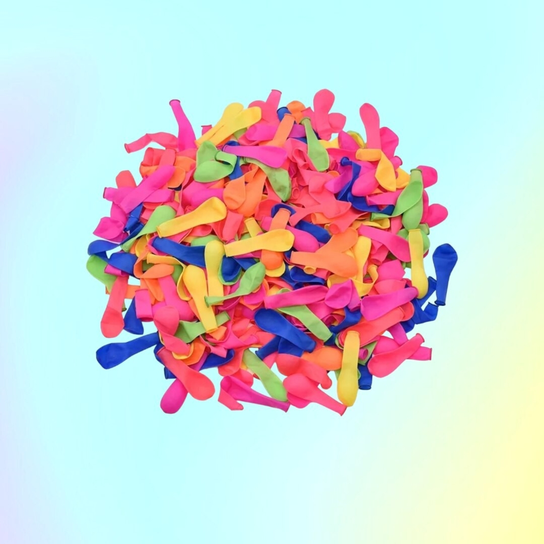 Set 300 de Baloane cu Apa, Flippy, Rezervor de Apa de Umplut, 1.5L, Autosigilate, 34 x 27 x 10 cm, Multicolor