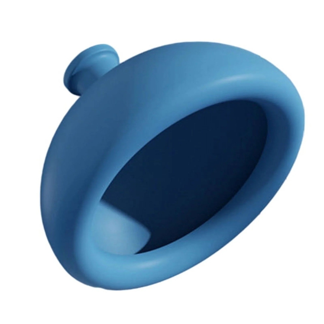 Dispozitiv Terapeutic Sputa, Flippy, Cupa pentru Terapie Toracica, Dispozitiv de Eructare, pentru Adulti si Copii, 10 x 6.5 cm, din Silicon, Albastru