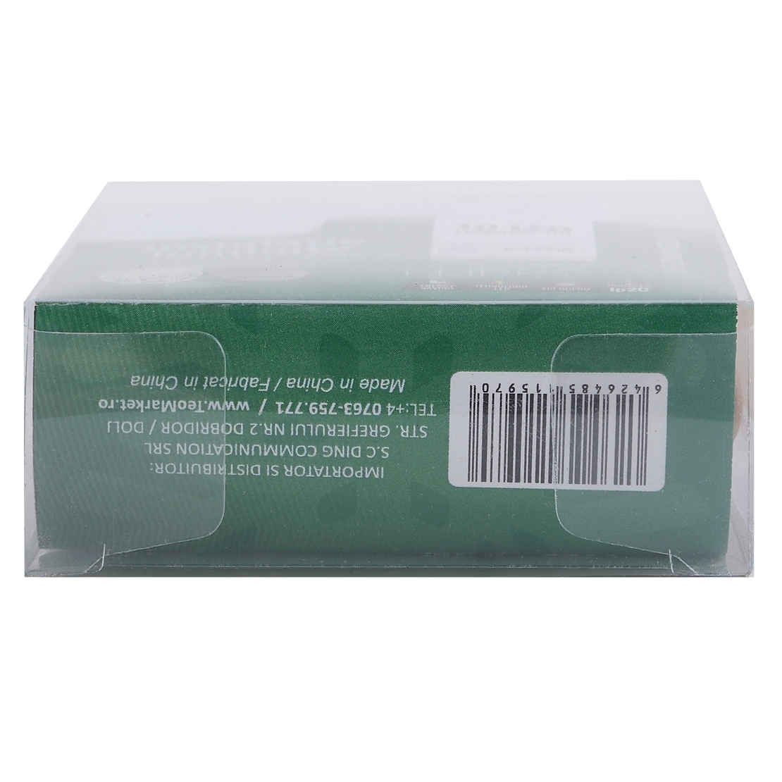 Instalatie Craciun, 1 metru, 10 LED-uri, alb cald,cu baterii,fir cupru, liniar, interior/exterior, Flippy