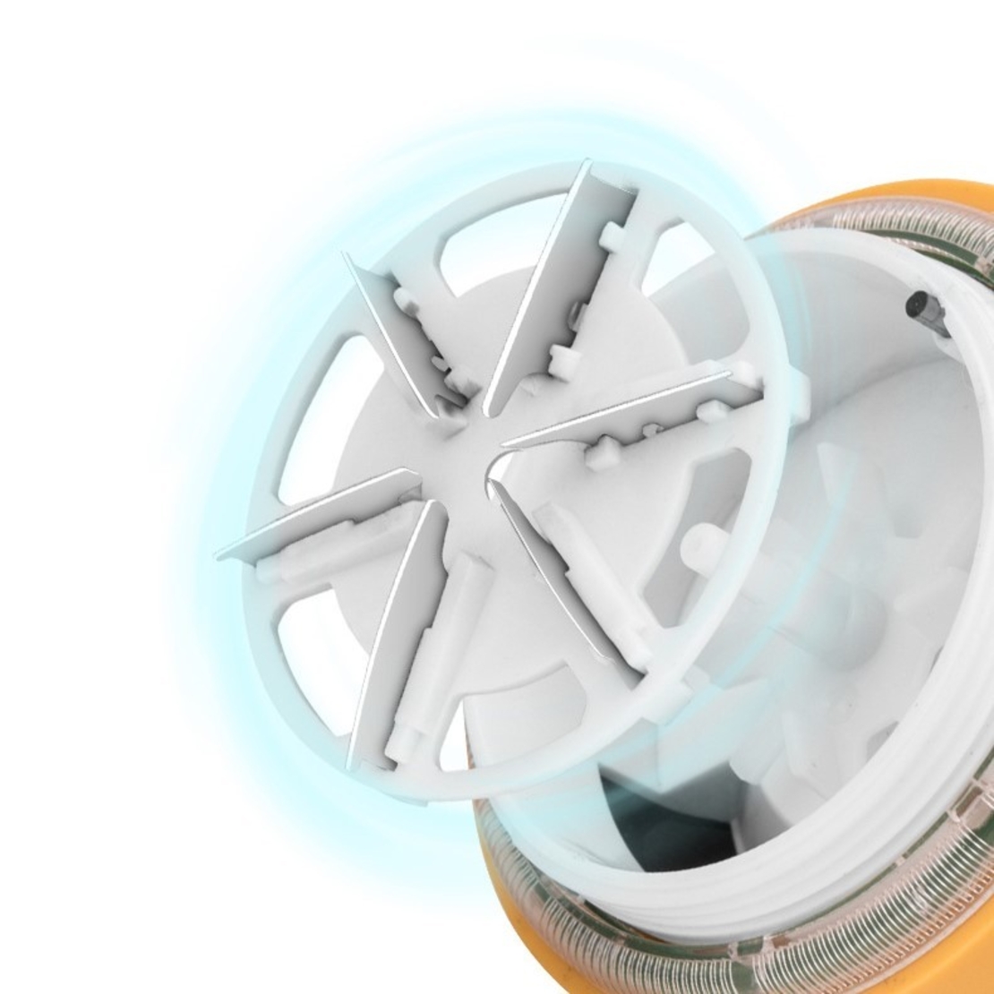 Aparat Pentru Curatat Scame, Par Si Praf, Flippy, cu LED, Pentru Diferite Tipuri De Material, Cu Lame Din Otel Inoxidabil, Compartiment de Depozitare, Maner Reglabil, 11x10.5x8.7 cm, Galben