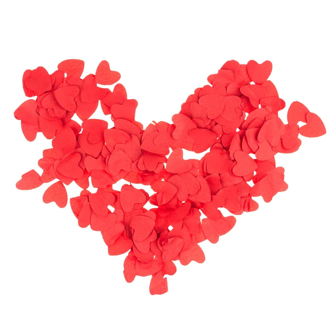 Tun Confetti, Flippy, Model Wedding Popper Inimi, 40 cm, Ambalaj din Carton, Eliberare prin Rasucire, Rosu