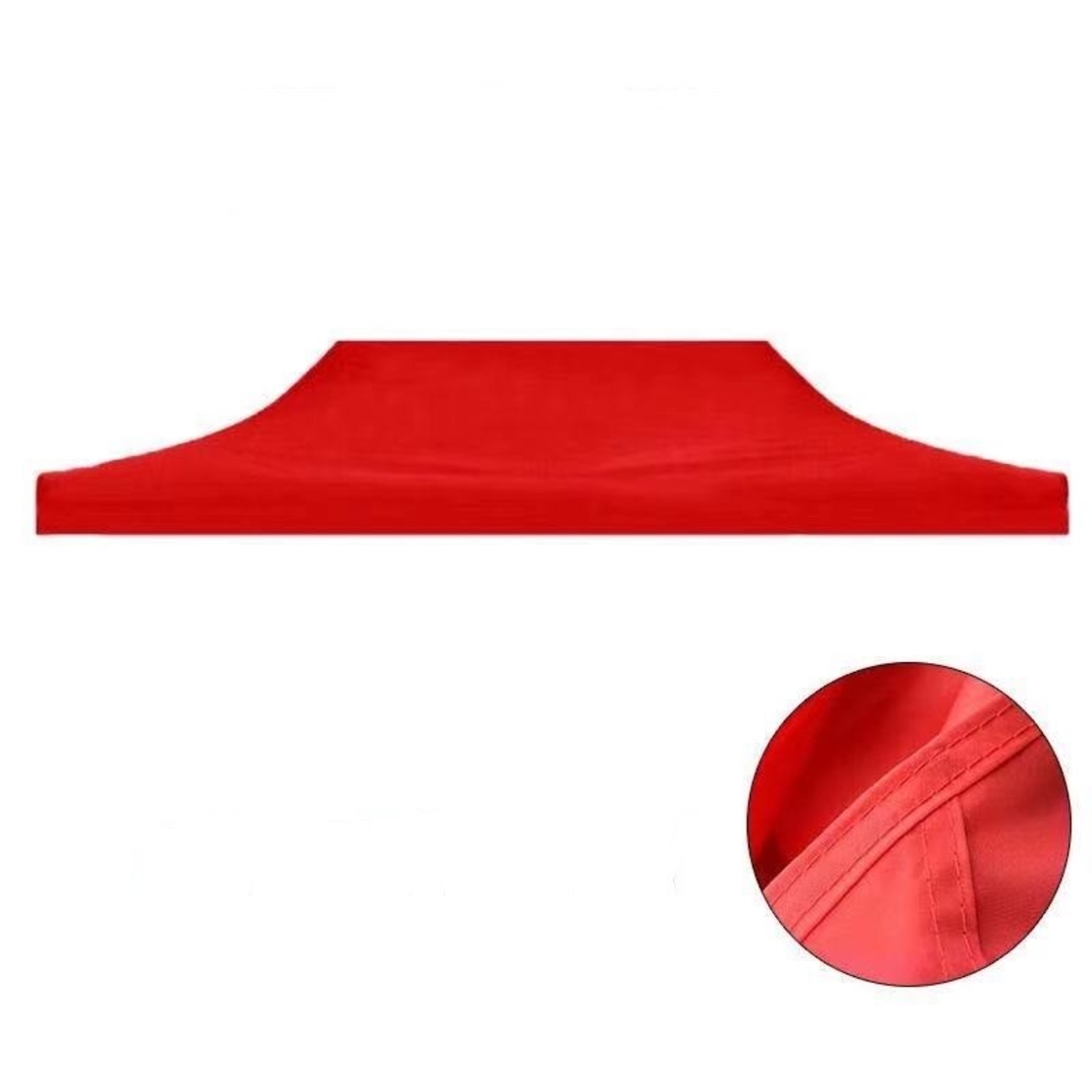 Prelata,copertina pentru acoperis cort tip pavilion Flippy, 3 x 4.5 m , impermeabila, invelis din material textil oxfort 700D, cauciucat Rosu Varf Plat