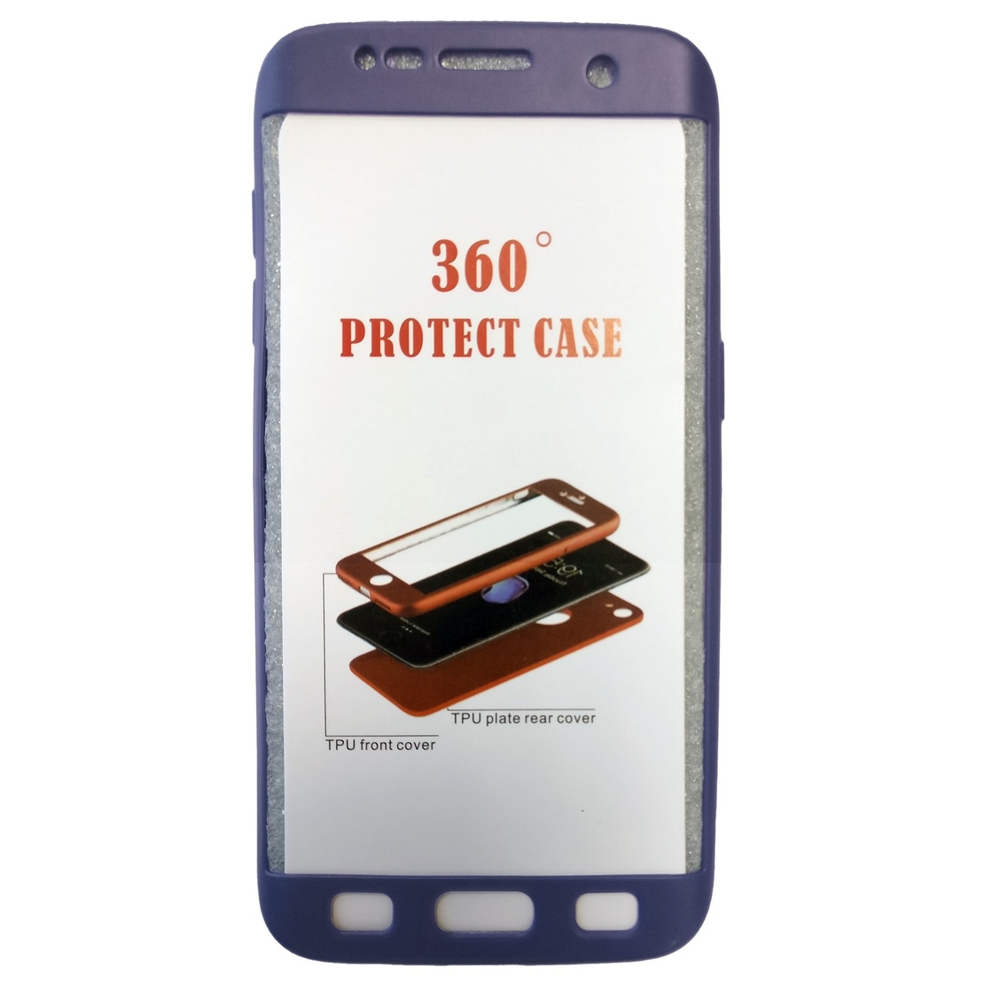 Husa Samsung Galaxy S7 Edge Full Silicone Albastru