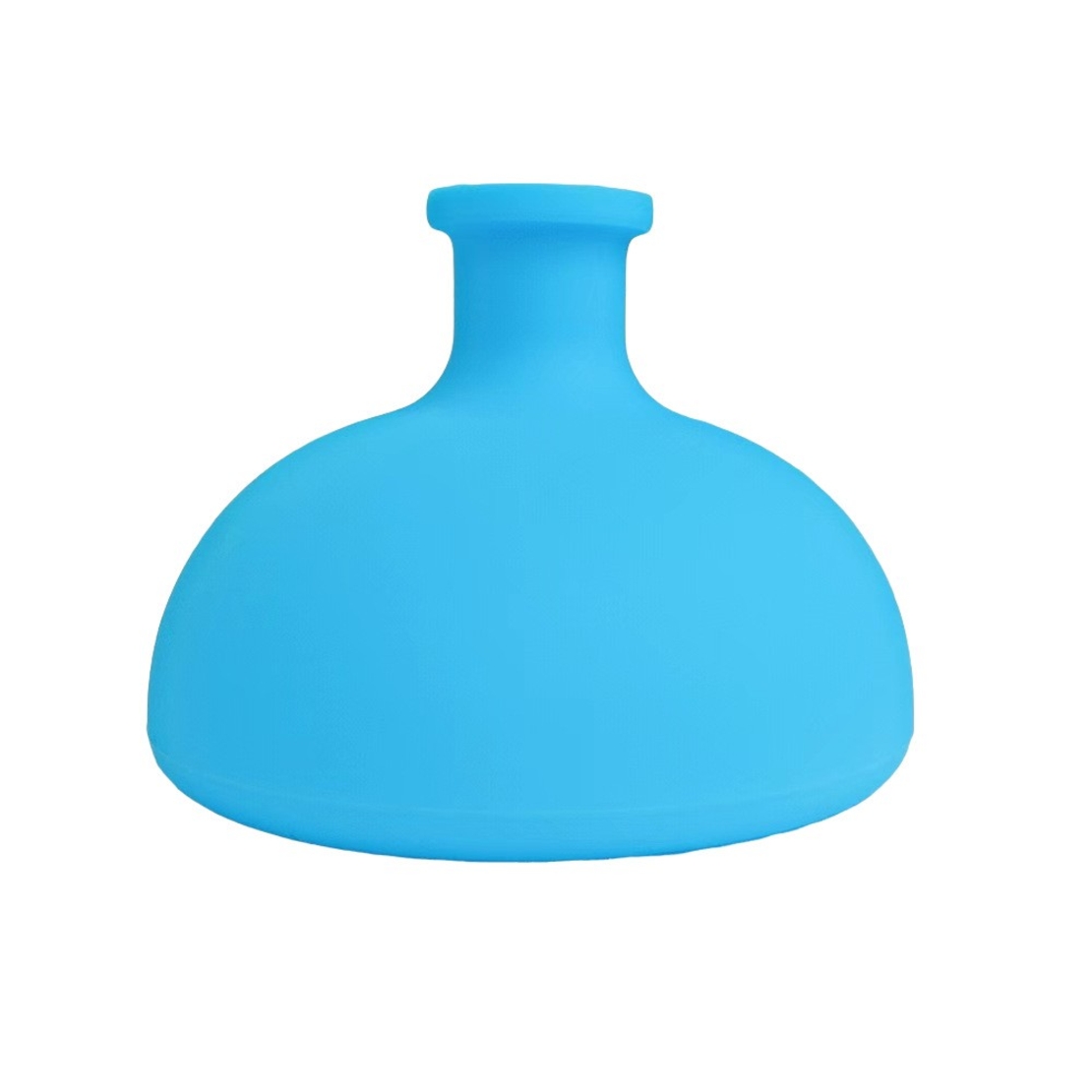 Dispozitiv Terapeutic Sputa, Flippy, Cupa pentru Terapie Toracica, Dispozitiv de Eructare, pentru Sugari si Copii, 7.5 x 6 cm, din Silicon, Albastru