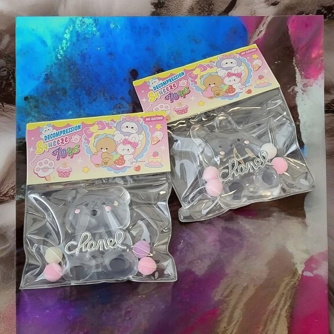 Jucarie Antistres Squishy, Flippy, cu Revenire Lenta, Squeeze Pinch, Family Model Animalute, Ambalaj Transparent