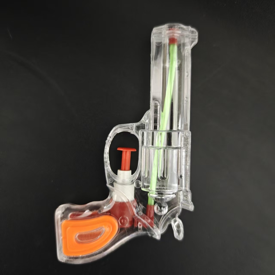 Pistol cu Apa, Flippy, pentru Copii, din Plastic, 16 x 5 x 2 cm, Transparent/Portocaliu