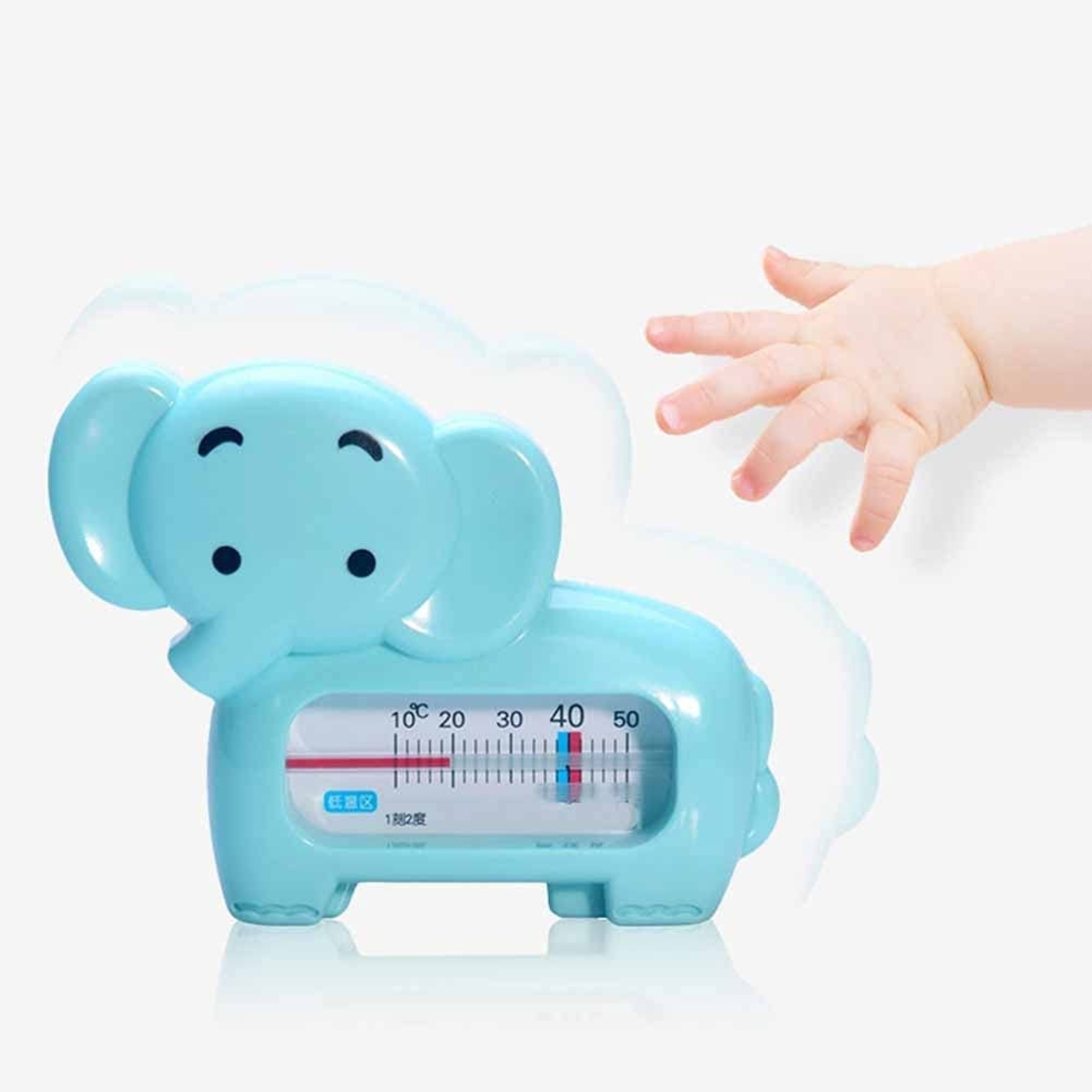 Termometru pentru Baie, Flippy, Plutitor, Rezistent la apa, Multifunctional, Model Elefant, 11.5x9x2 cm, Albastru