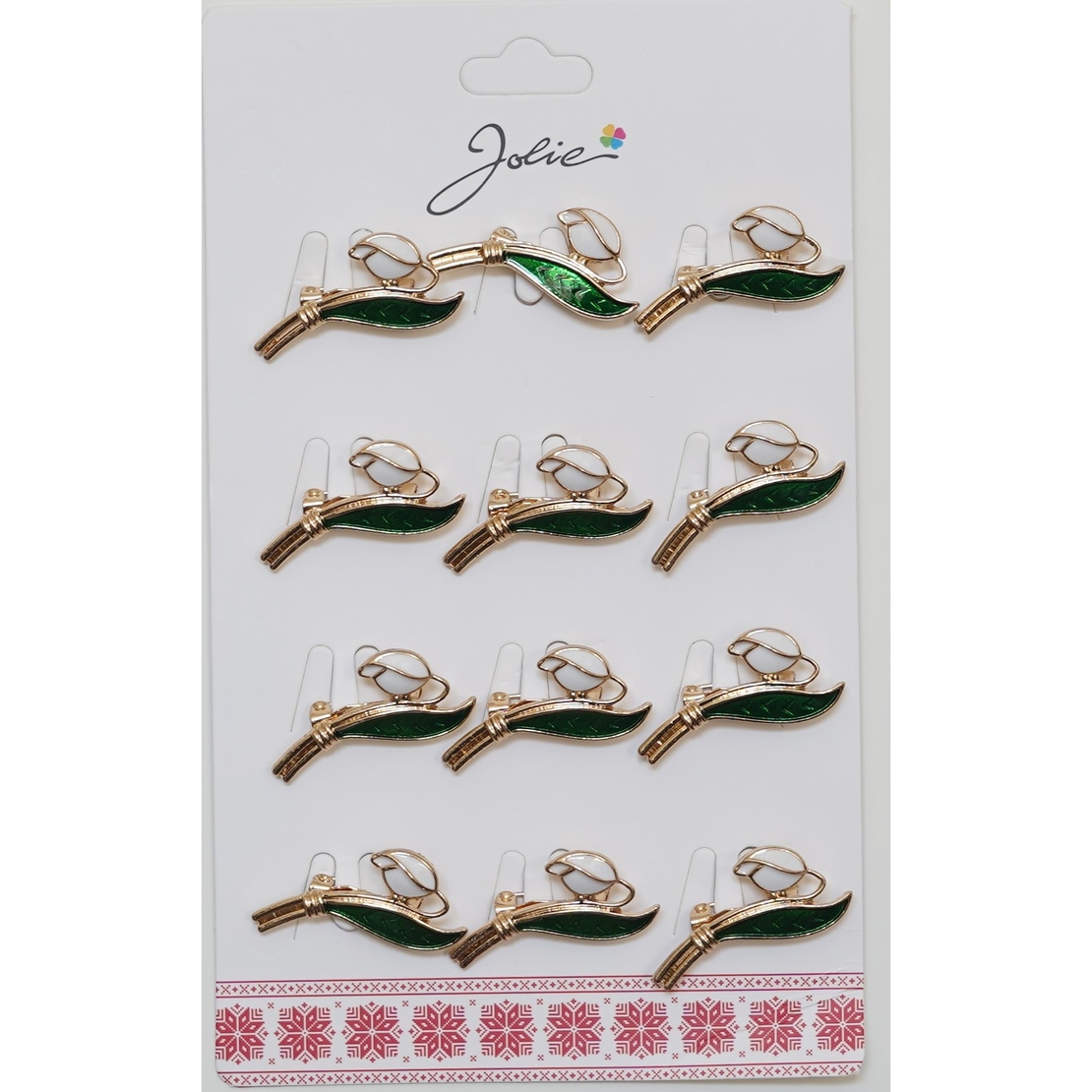 Set 12 Brose Martisor Primavara Ghiocel