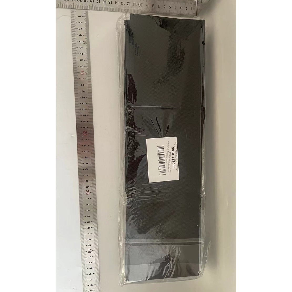 Organizator pentru Sertar, Flippy, 3 Marimi, pentru Lenjerie, Tricouri, Sosete, 6 Piese, Pliabil, Stivuibil, din Tesatura, Negru