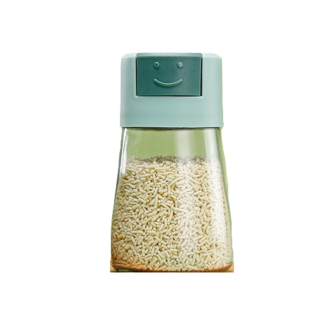 Dozator Condimente, Flippy, din Stilca, 180 ml, Rezistenta la Umidiate, 11.3 x 6.4 cm, Masura 5g, Verde