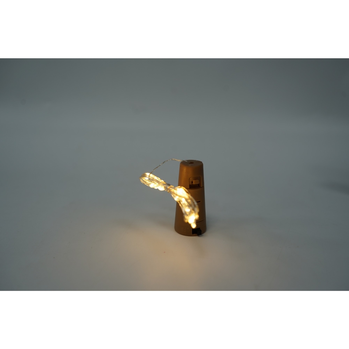 Instalatie de Craciun, Liniara, 2 m, Baterii, 20 LED-uri, Alb Cald, Fir Cupru, Interior/Exterior, Flippy