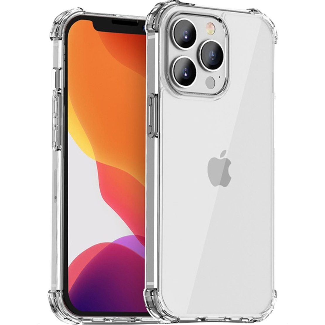 Husa de protectie Flippy, TPU, pentru Apple iPhone 13 Pro Max 6.7 inch, Antisoc, Protectie colturi, Rezistenta la impact, Transparenta