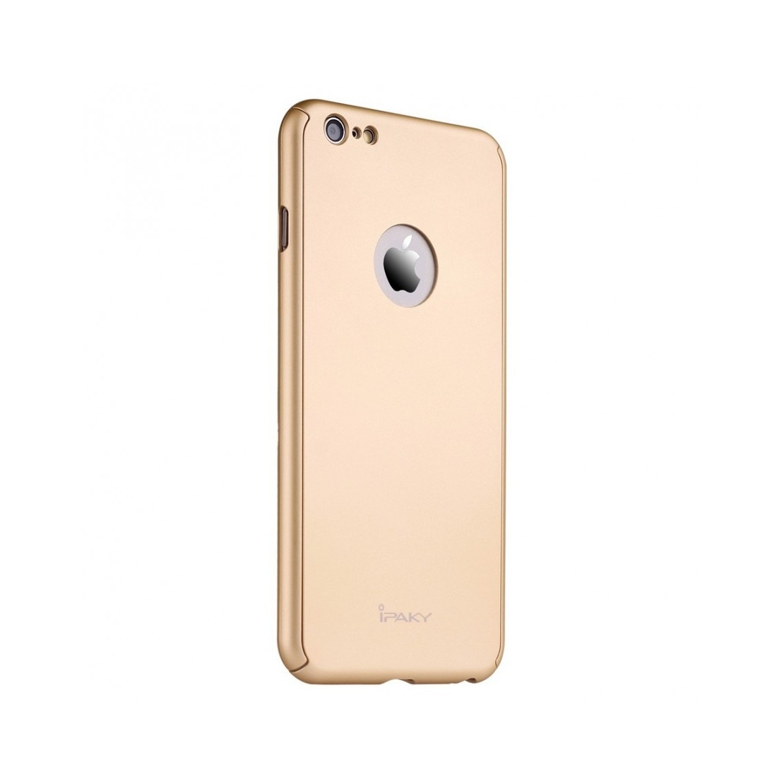 Husa Apple iPhone 6/6S Plus IPAKY Full Cover 360 Auriu + Folie Cadou