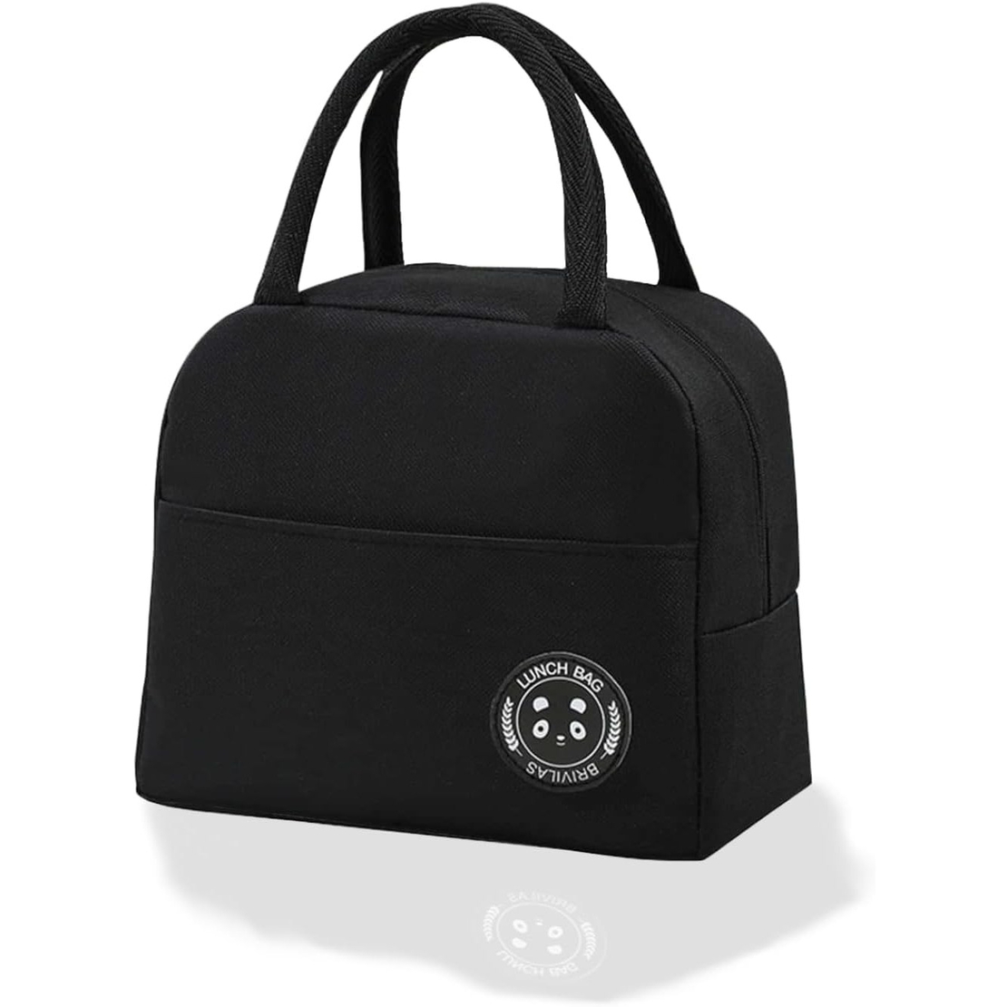 Geanta Termica pentru Pranz, Flippy, Multifunctionala, Compartimentata, Impermeabila, cu Manere, Buzunar Exterior, 22x14x19 cm, Negru