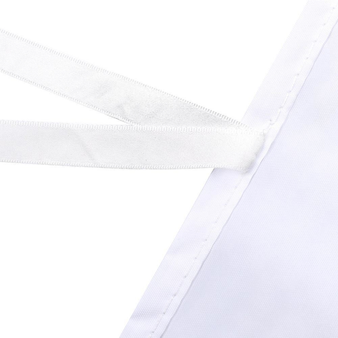 Perete Lateral Cort Evenimente 18 m, Flippy, material textil oxfort 700D Alb