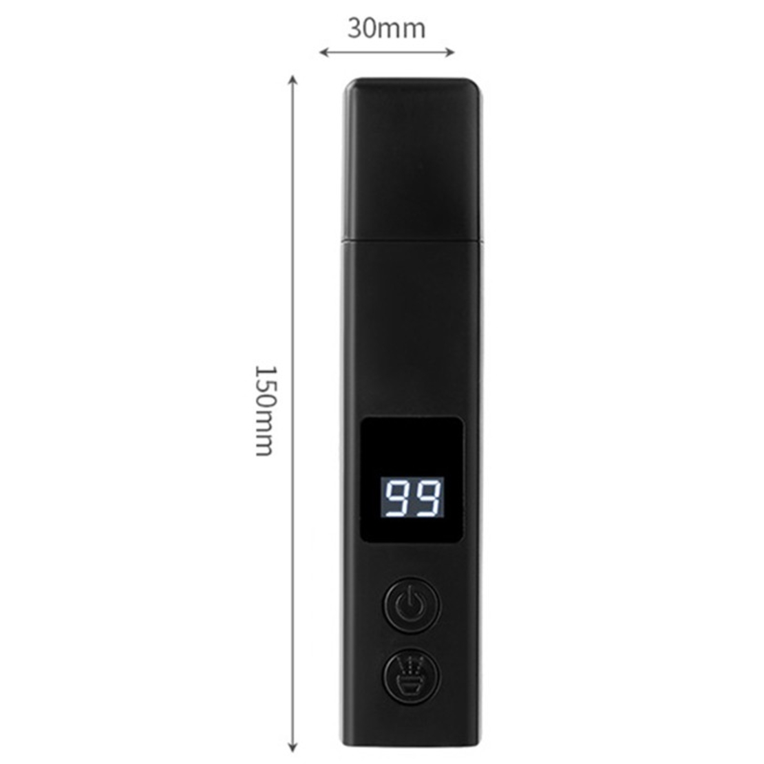 Pila Electrica pentru Animalute de Companie, Flippy, Incarcare USB, Laser pentru Joaca, Capac Impotriva Prafului, Display Electronic, 15 x 3 cm, Mai Multe Viteze, Negru