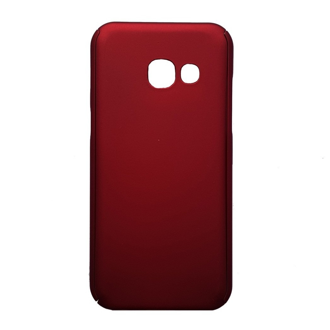 Husa Samsung Galaxy A3 2017 Full Cover 360 Rosu + Folie de protectie