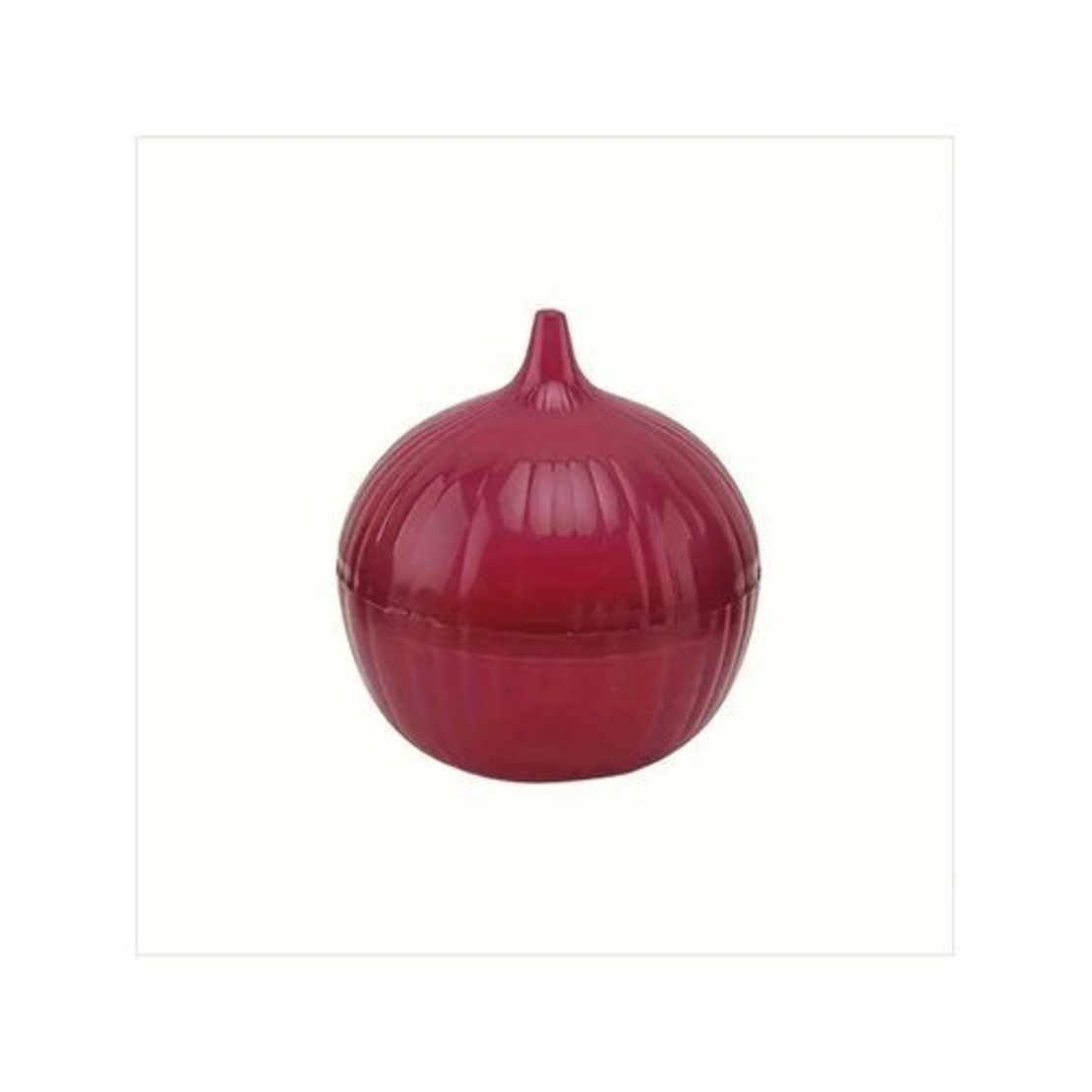 Cutie Alimentara, Flippy, Model Ceapa, din Plastic, 11 x 11 x 12 cm, 500 ml, Rosu