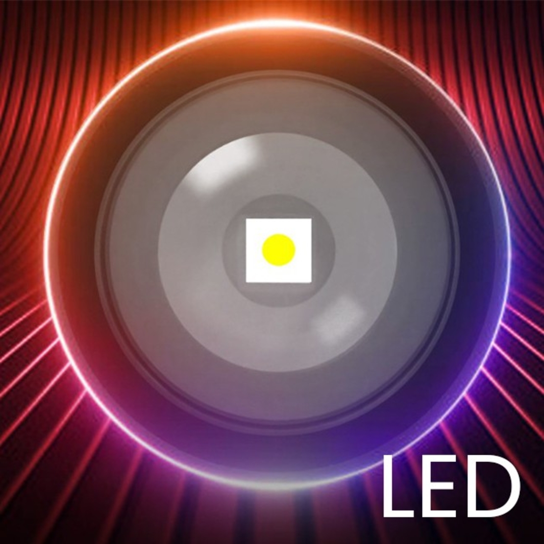 Lanterna LED Lumina Alba, Flippy, Lanterna cu Zoom Telescopic, Baterie externa, din Aluminiu + ABS, 1800 mAh, 17 x 4 x 3 cm, Negru