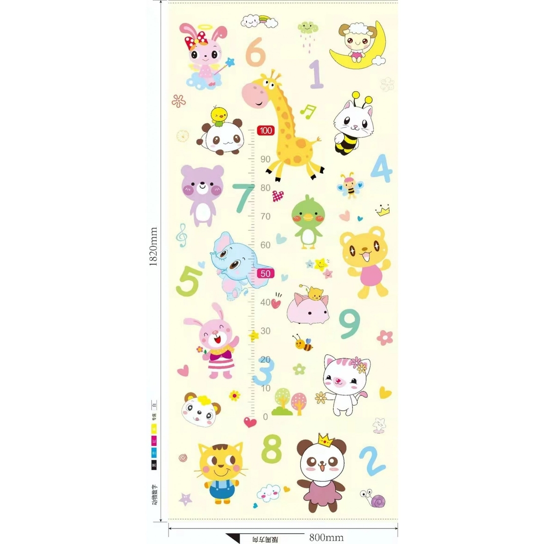 Covoras pentru Copii, Flippy, cu 2 Fete, Model Animale Marine/Exotice, din XPE+PE, Impermeabil, Antiderapant, Protectie Termica, +3 Luni, Pliabil, 180 x 200 x 1.5 cm, Multicolor