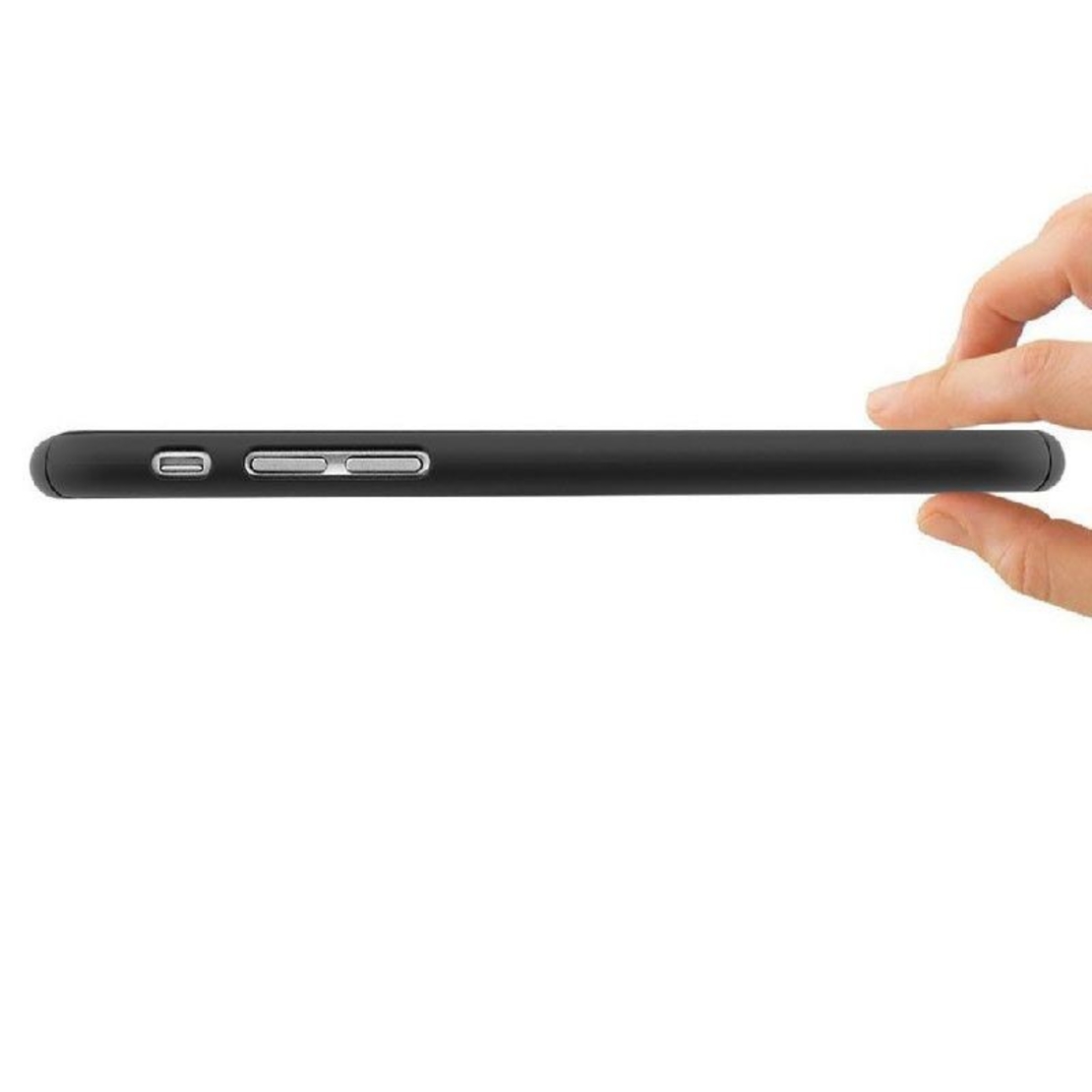 Husa Apple iPhone 6/6S IPAKY Full Cover 360 Negru + Folie Cadou