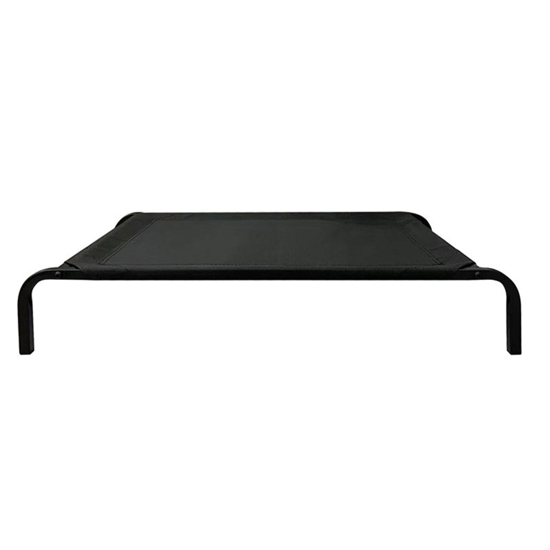 Pat pentru Animalele de Companie, Flippy, din Plasa este Rezistent la Umiditate, Picioare de Otel, Respirabil, Marimea M 90 x 60 x 16 cm, Negru