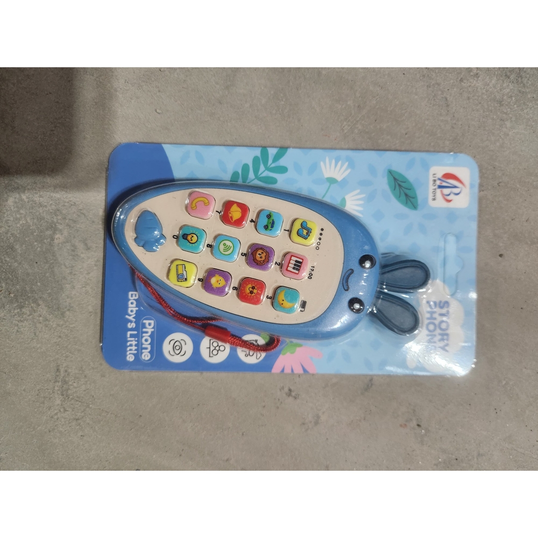 Jucarie Interactiva, Flippy, Telefon Inteligent, Model Morcov, Functii Educative, Muzicale si Voce, 4-6 ani, 19 x 11.5 cm, din Plastic, Albastru