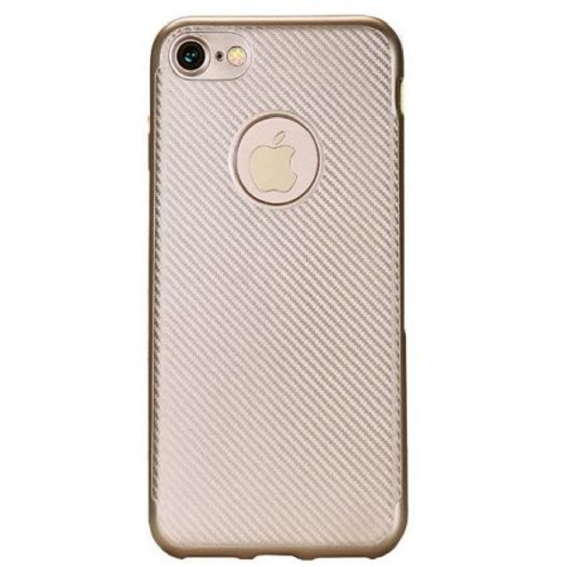 Husa Apple iPhone 8 i-Zore Carbon Fiber Auriu