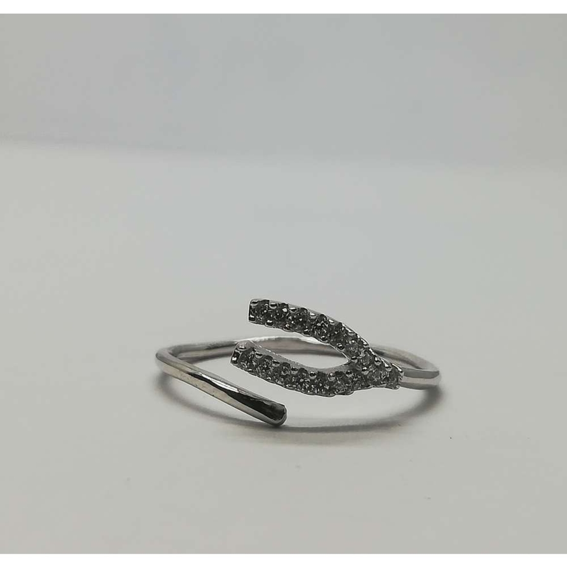 Inel Argint 925 U cu Pietre Reglabil