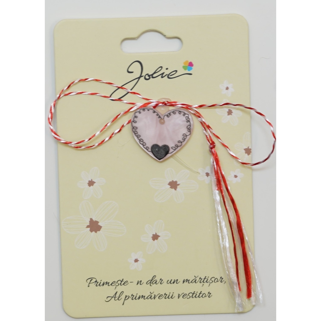 Martisor din Acril, Dimensiune Pandantiv Aprox 2 cm, Multicolor, Model 3