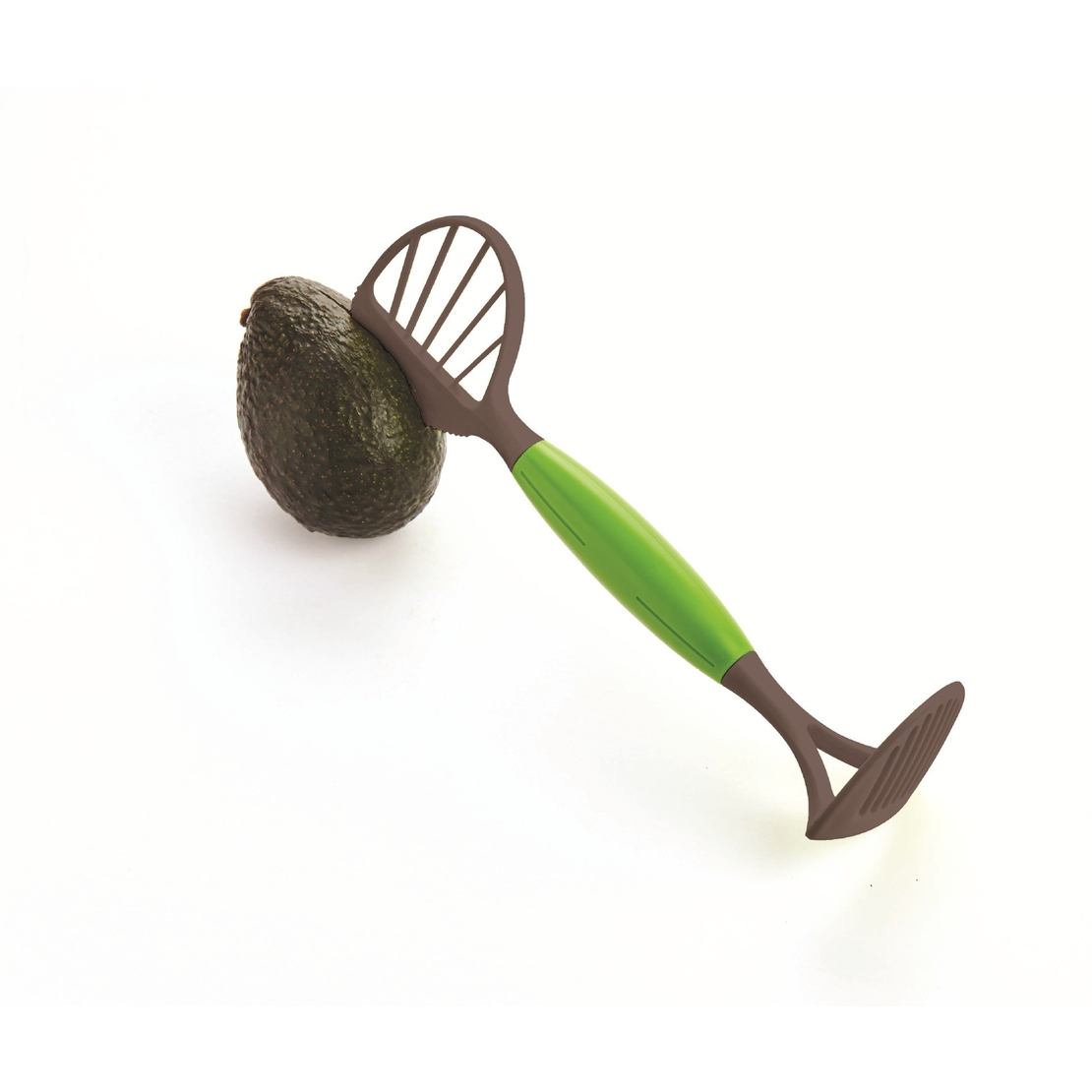Feliator Multifunctional pentru Avocado, Flippy, pentru Taierea in Cubulete si Pasare, pentru Bucatarie, Preparare Guacamole, ABS, 24x7x6 cm, Verde