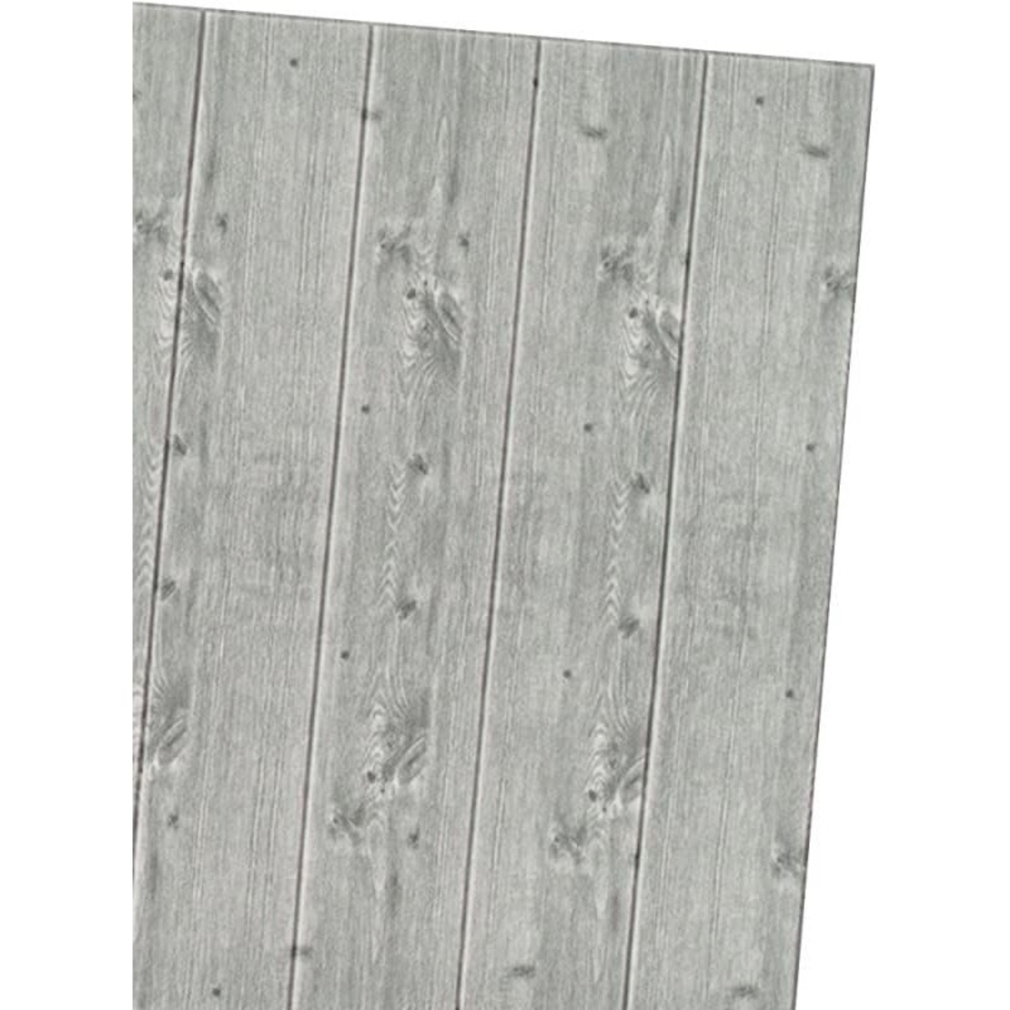 Set 10 Placi Tapet 3D, Flippy, 70 x 70 cm, Grosime 3 mm, din Rasina, Tip Placi de Lemn, Suprafata Acoperita 4.9 mp, Gri Inchis