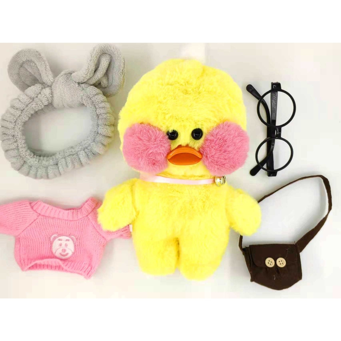 Jucarie De Plus Rata Lalafanfan Flippy - Obrajii Rosii, Haine Si Accesorii Random, Diverse culori