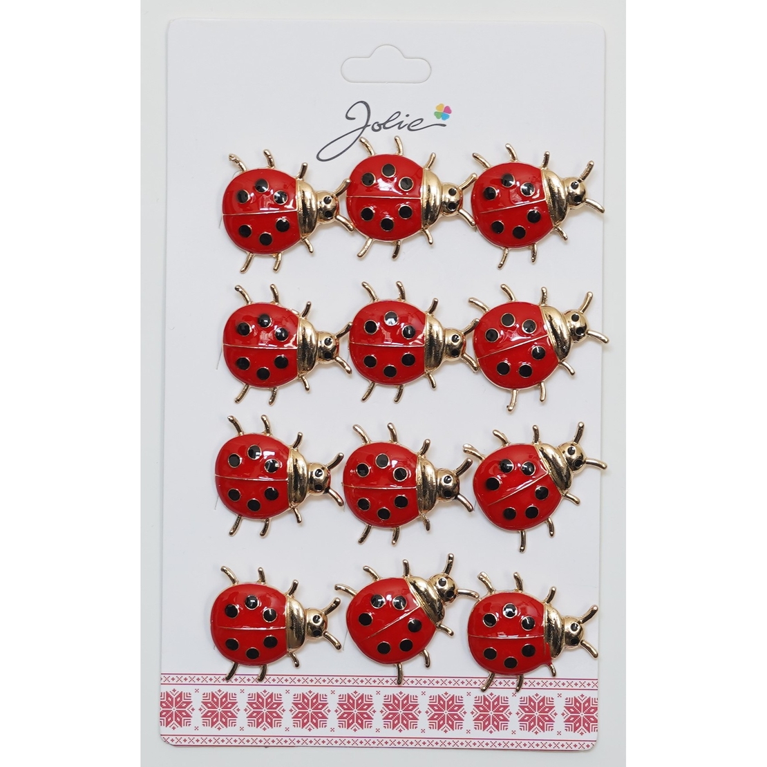 Set 12 Brose Martisor Primavara Buburuza Mare